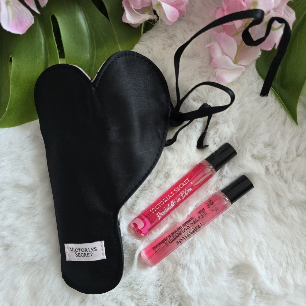 NEW Victoria's Secret Bombshell Duo & Carrier With 2 Parfum Sprays